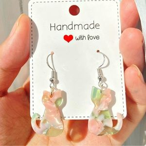 Kitten Silhouette Earrings